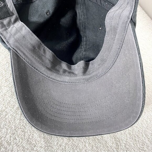 Nike Golf Tour Challenge Black Ribbed Texture Adjustable Fit Ball Cap Hat - Picture 9 of 12